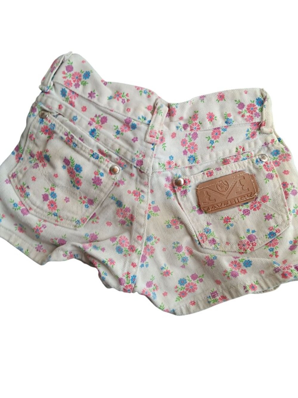 True Vintage 1960's Girls 3T 19W Farm Shorts Maverick Blue Bell USA